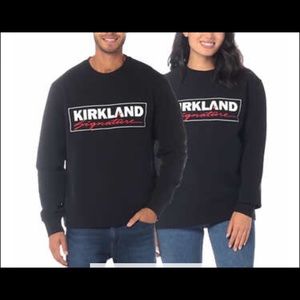 NWT Kirkland Signature Black Sweatshirt